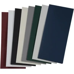 Linen Paper Two-Pocket Mini Folder - 9 inches x 4 inches