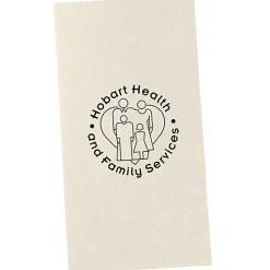 Linen Paper Two-Pocket Mini Folder - 9 1/2 inches x 5 inches