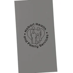 Linen Paper Two-Pocket Mini Folder - 9 1/2 inches x 5 inches