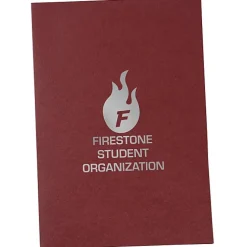Linen Paper Two-Pocket Mini Folder - 8 3/4 inches x 6 inches