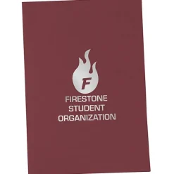 Linen Paper Two-Pocket Mini Folder - 8 3/4 inches x 6 inches