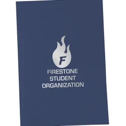 Linen Paper Two-Pocket Mini Folder - 8 3/4 inches x 6 inches