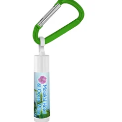 Lip Balm with Carabiner - Beach - 24 hr