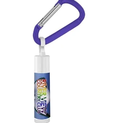Lip Balm with Carabiner - Golf Club - 24 hr