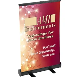 LiteWay Tabletop Retractable Banner Display - 24 inches