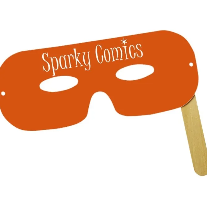Lone Ranger Mask with Stick - Colors