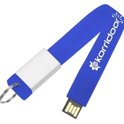 Loop USB Flash Drive Keychain - 2GB