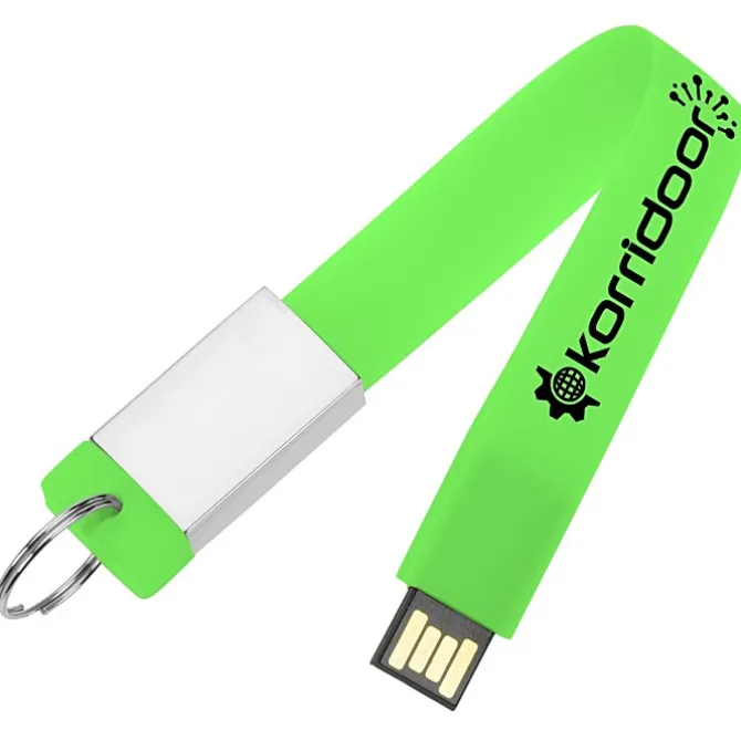 Loop USB Flash Drive Keychain - 2GB