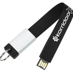 Loop USB Flash Drive Keychain - 2GB
