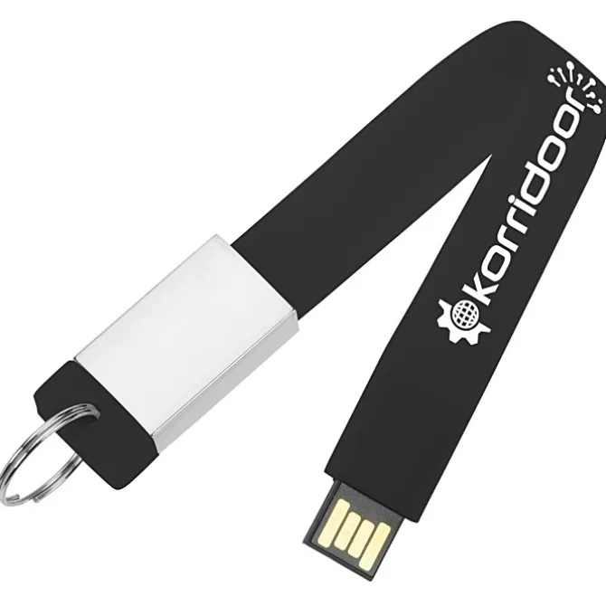 Loop USB Flash Drive Keychain - 2GB