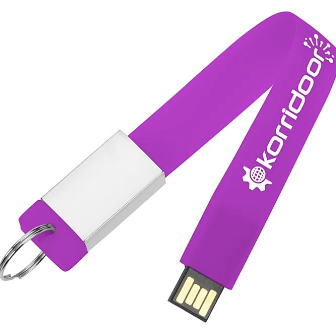 Loop USB Flash Drive Keychain - 2GB