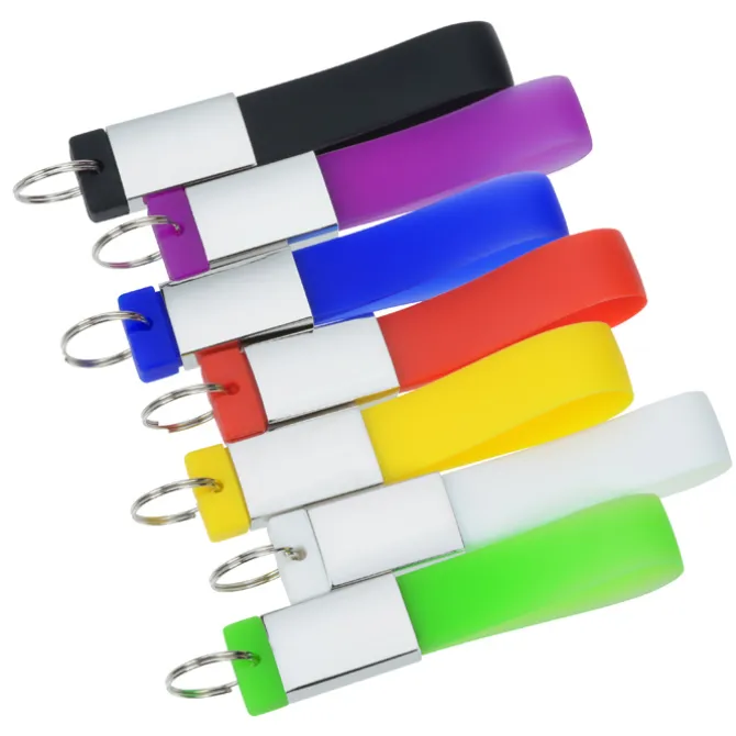 Loop USB Flash Drive Keychain - 2GB