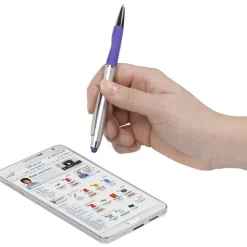 Lory Stylus Twist Pen - Silver