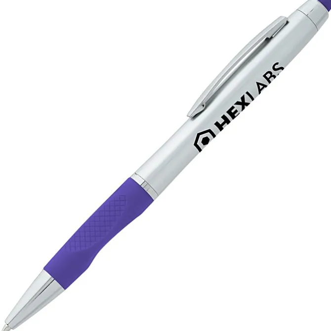 Lory Stylus Twist Pen - Silver - 24 hr