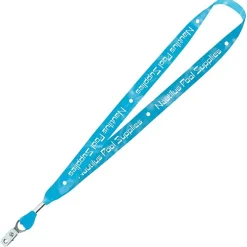 Lux Full Color Lanyard - 3/4-inch - 32-inch - Metal Bulldog Clip