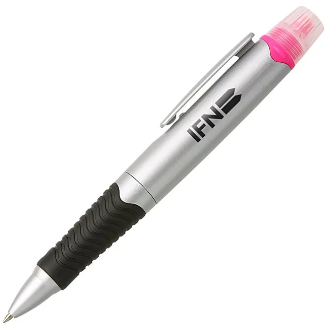 Madison Pen / Highlighter - Silver - 24 hr