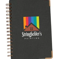 Magnolia Woven Paper Hard Cover Notebook