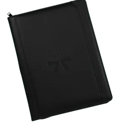 Manchester Zippered Padfolio - Debossed
