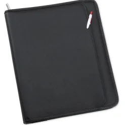 Manhattan Leather Zippered Portfolio