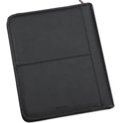 Manhattan Leather Zippered Portfolio