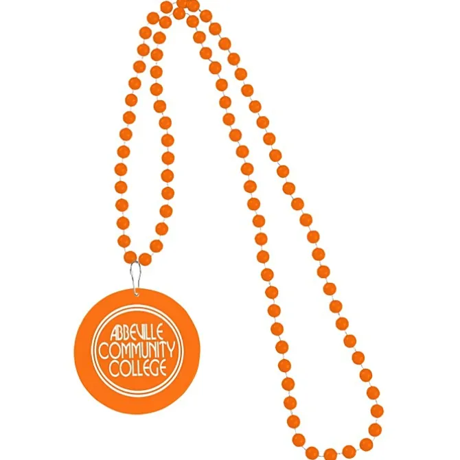 Mardi Gras Beads with Medallion