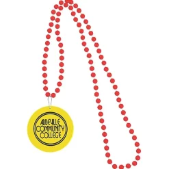 Mardi Gras Beads with Medallion