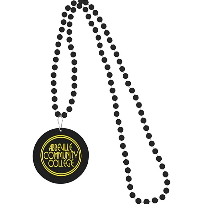 Mardi Gras Beads with Medallion