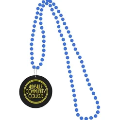 Mardi Gras Beads with Medallion