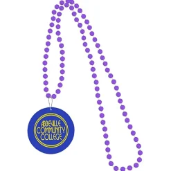 Mardi Gras Beads with Medallion