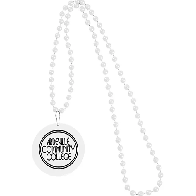 Mardi Gras Beads with Medallion