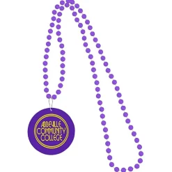 Mardi Gras Beads with Medallion