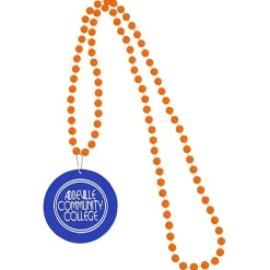 Mardi Gras Beads with Medallion