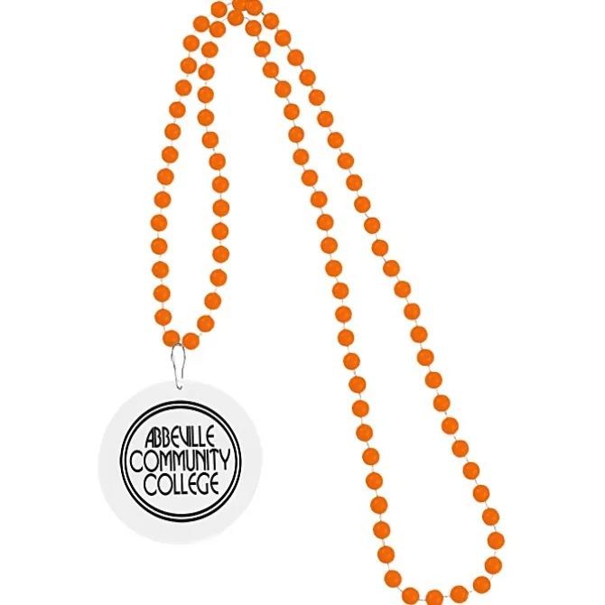 Mardi Gras Beads with Medallion