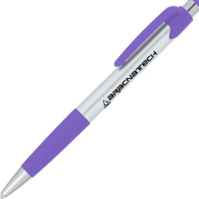 Mardi Gras Pen - Silver