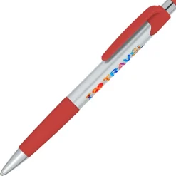 Mardi Gras Pen - Silver - Full Color