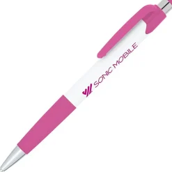 Mardi Gras Pen - White