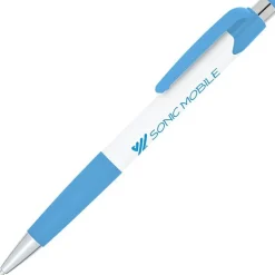 Mardi Gras Pen - White