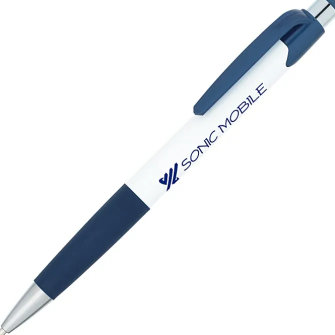 Mardi Gras Pen - White