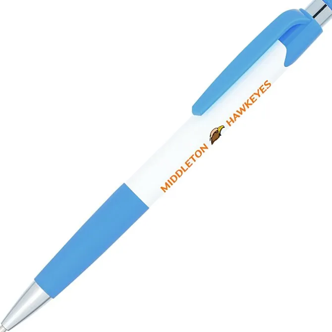 Mardi Gras Pen - White - Full Color