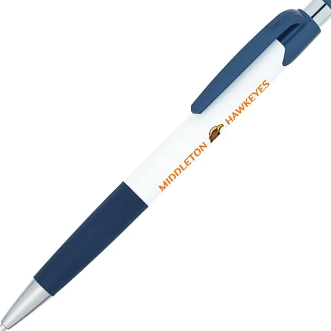 Mardi Gras Pen - White - Full Color