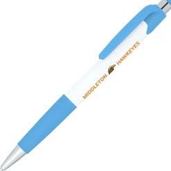 Mardi Gras Pen - White - Full Color