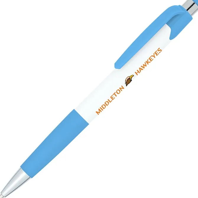 Mardi Gras Pen - White - Full Color