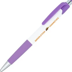 Mardi Gras Pen - White - Full Color