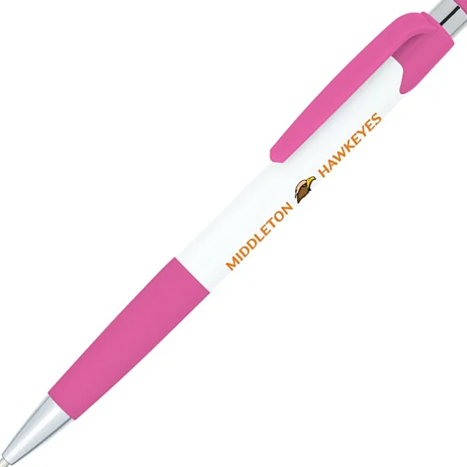 Mardi Gras Pen - White - Full Color