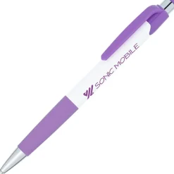 Mardi Gras Pen - White - 24 hr