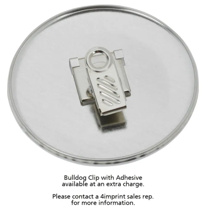 Matte Finish Button - 2 1/2-inch Round