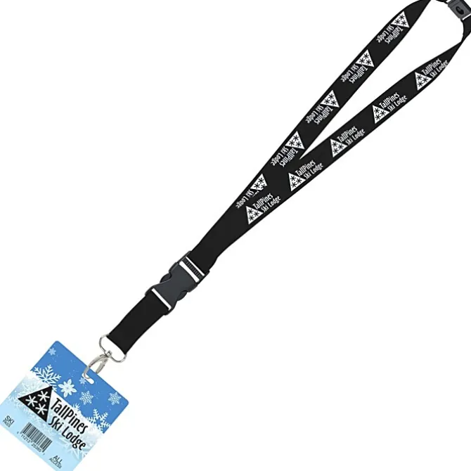 Maverick Lanyard & Badge Combo - 40 inches - 3 1/2 inches x 3 1/2 inches