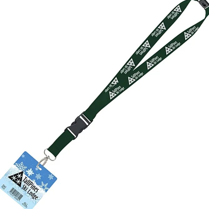 Maverick Lanyard & Badge Combo - 40 inches - 3 1/2 inches x 3 1/2 inches