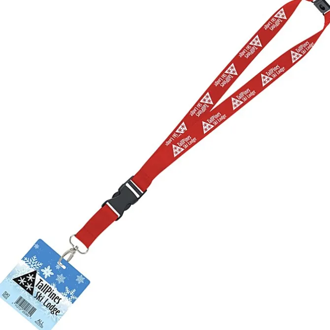 Maverick Lanyard & Badge Combo - 40 inches - 3 1/2 inches x 3 1/2 inches