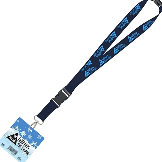 Maverick Lanyard & Badge Combo - 40 inches - 3 1/2 inches x 3 1/2 inches